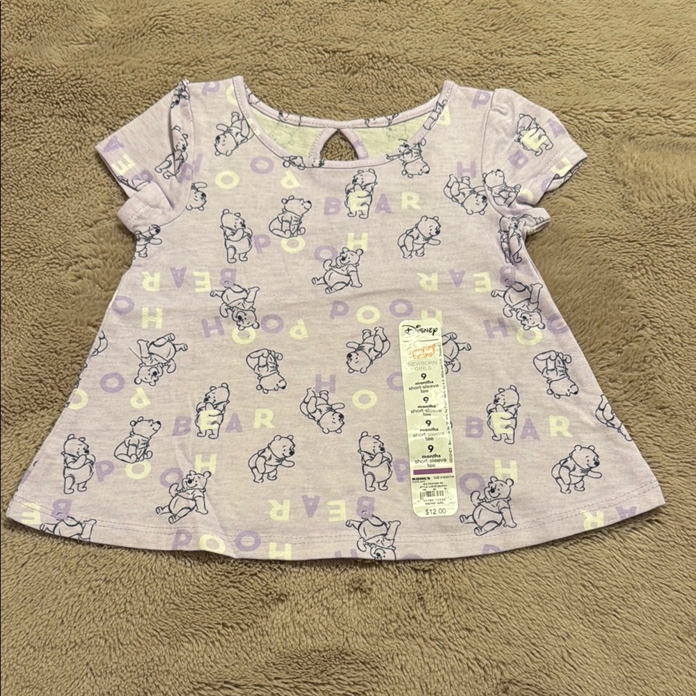 Disney Kids Purple Winnie the Pooh Shirt